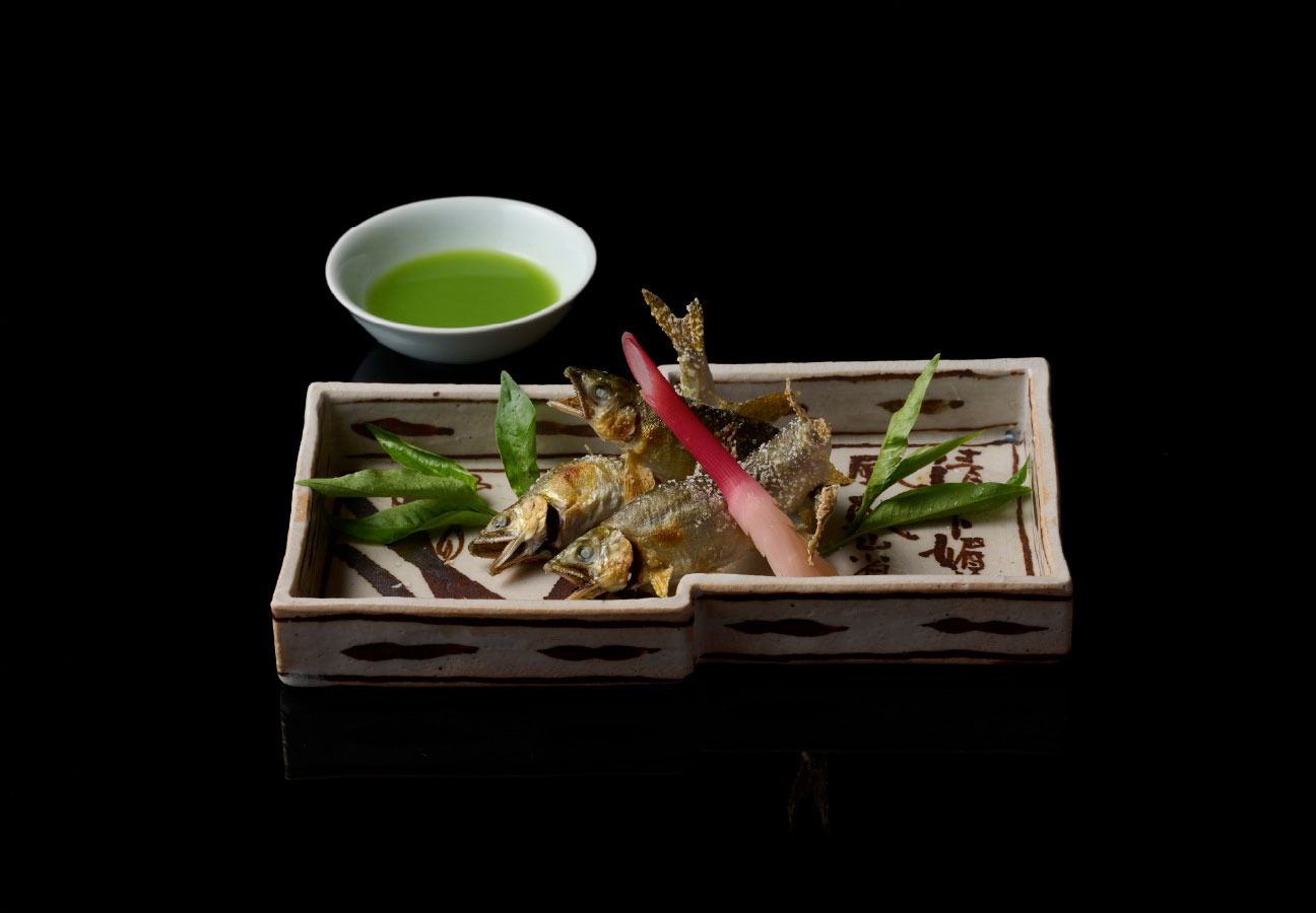 活鮎　塩焼、唐揚げ